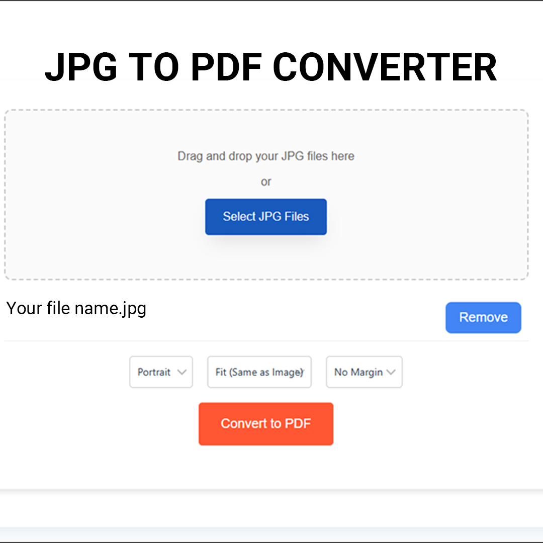 JPG TO PDF CONVERTER tool