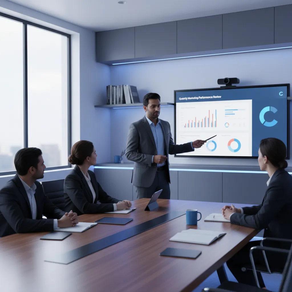 professional digital marketing agency meeting